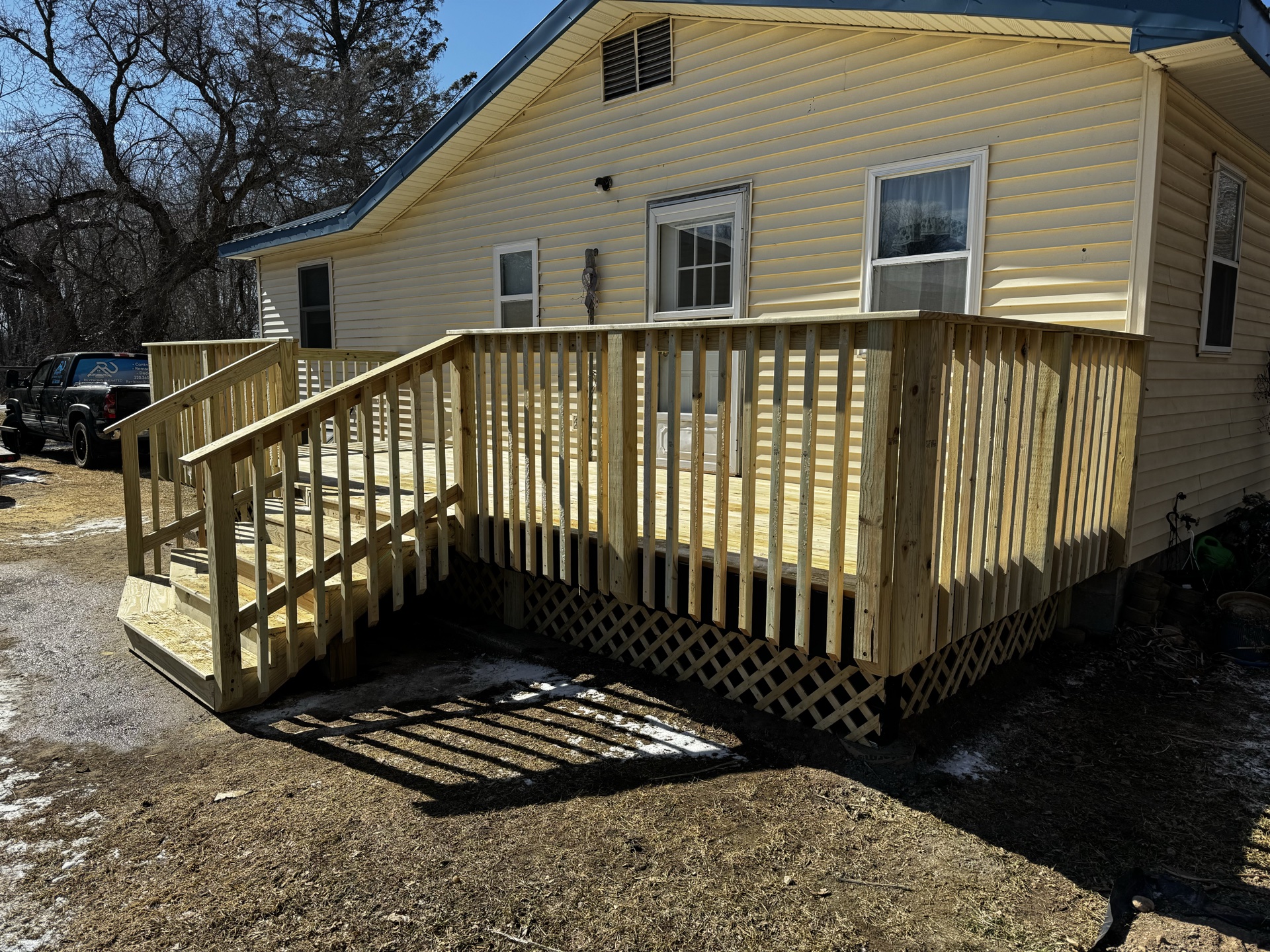 Deck construction Central Minnesota